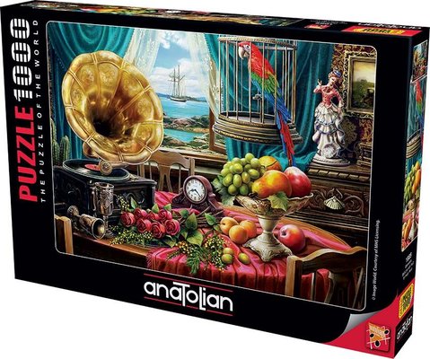 Anatolian 1085 Gramofon Still Life With Fruit 1000 Parça Puzzle