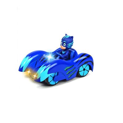 Pj Mask Figür Mission Racer Cat Boy Sesli-Işıklı 12cm 1-43 Mavi