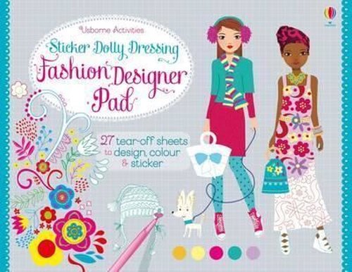 Sticker Dolly Dressing Fashion Designer Pad