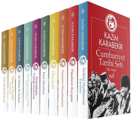 Cumhuriyet Tarihi Set İlk Yıllar-Lüks Kutulu 10 Kitap Takım