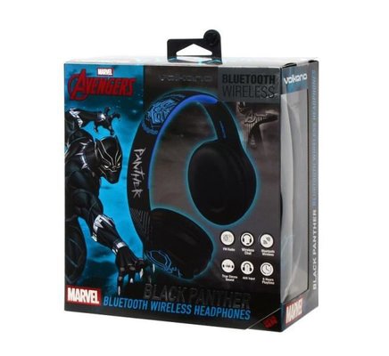 Volkano Marvel Avengers Black Panther Kara Panter Bluetooth Radyolu Lisanslı Kablosuz Kulaklık