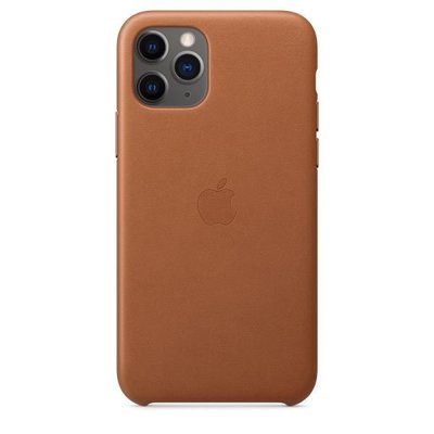 Apple iPhone 11 Pro Kahverengi Leather Case Kılıf MWYA2ZM/A