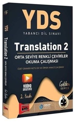 YDS Translation 2 Orta Seviye Renkli Çeviriler Okuma Çalışması