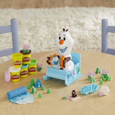 Play-Doh Disney Frozen Olaf'ın Kızağı Oyun Seti