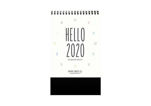Paper 2020 Kartpostal Masa Takvim