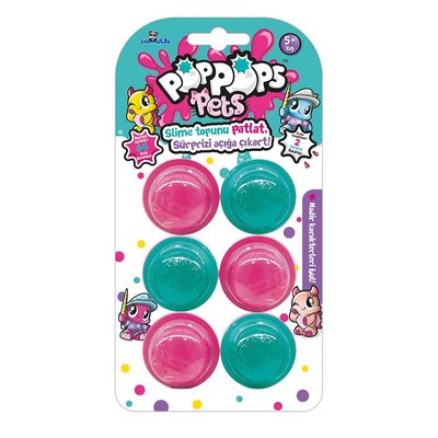 Pop Pops Pets 6'lı Paket Slime