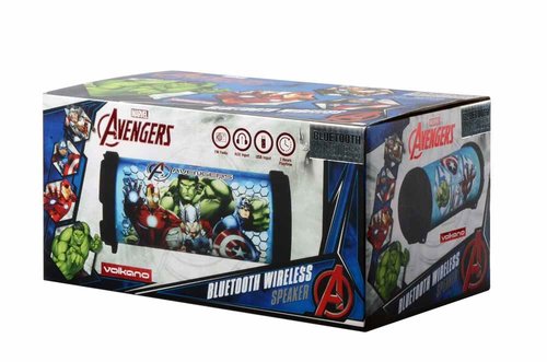 Marvel Avengers Yenilmezler Radyolu USBli Bluetooth Lisanslı Hoparlör  