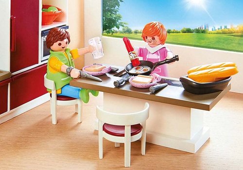 playmobil family kitchen