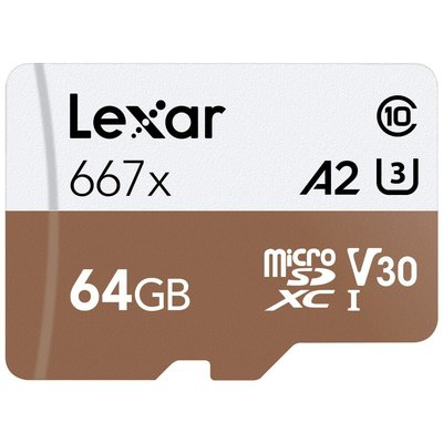 Lexar 64 GB 677x microSDHC microSDXC Hafıza Kartı