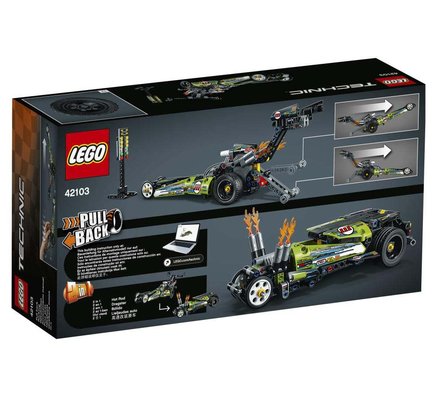 Lego Technic 42103 Drag Yarış Arabası Yapım Seti