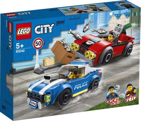 Lego City 60242 Polis Otobanda Tutuklama Yapım Seti