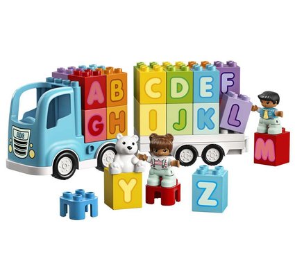 LEGO Duplo 10915 Alfabe Kamyonu Okul Öncesi Çocuk için Öğretici Oyuncak - Yapım Seti