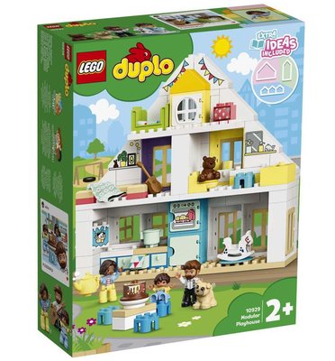 LEGO Duplo 10929 Kasaba Modüler Oyun Evi - Okul Öncesi Çocuk için Öğretici Oyuncak Yapım Seti