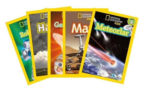 National Geographic Kids-Popüler Bilim Seti-5 Kitap Takım