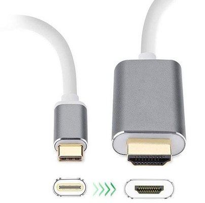 S-Link USB 1.8 m 4K 2K Gold Plated Type C 3.1 to HDMI Bağlantı Kablosu