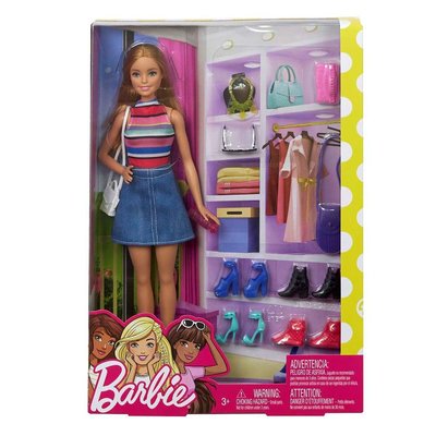 Barbie Bebek FVJ42 Muhteşem Aksesuarları 