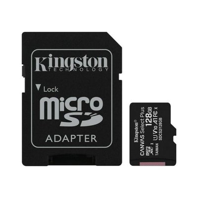 Kingston Canvas Select Plus SDCS2/128GB Class 10 U1 A1 V10 128 GB Micro SD Kart
