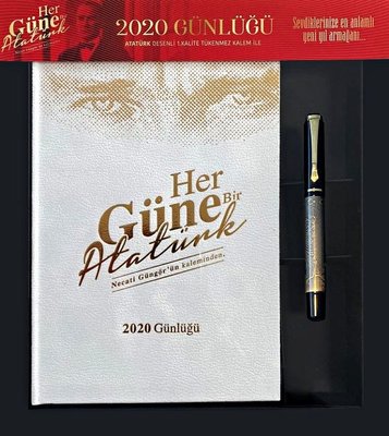 Her Güne Bir Atatürk 2020 Günlüğü ve Tükenmez Kalem Seti