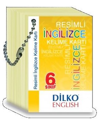 Dilko 6. Sınıf Resimli İngilizce Kelime Kartı