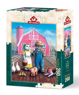 Art Puzzle 5028 Kedi Çiftliği 260 Parça Puzzle