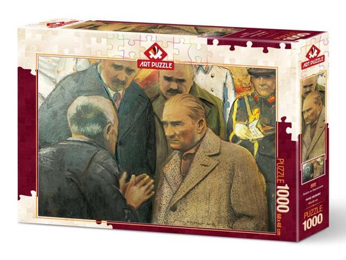 Art Puzzle 4589 Atatürk Ve Depremzede 1000 Parça Puzzle