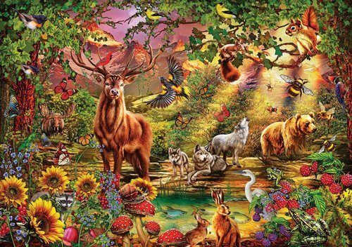 Art Puzzle 5176 Büyülü Orman 1000 Parça Puzzle