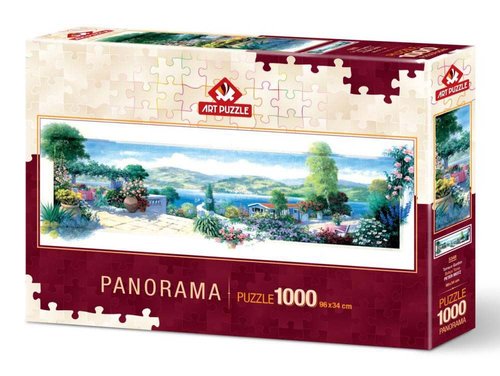 Art Puzzle 5348 Panorama Bahçe Teras 1000 Parça Puzzle