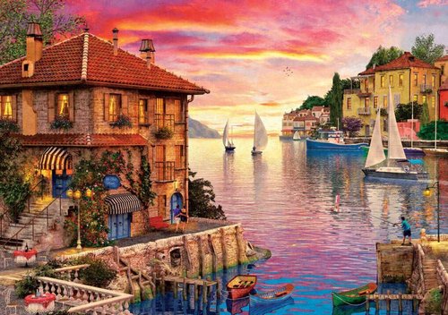 Art Puzzle 5374 Akdeniz Limanı 1500 Parça Puzzle