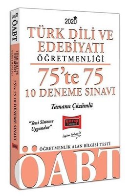 2020 KPSS ÖABT Türk Dili ve Edebiyatı Öğretmenliği 75'te 75 10 Deneme Sınavı-Tamamı Çözümlü