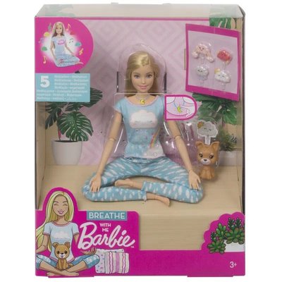 Barbie GNK01 Wellness Nefes Egzersizi Bebeği 