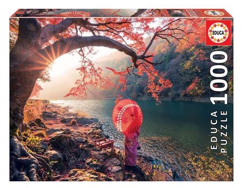 Educa 18455 Sunrise In Katsura River Japan 1000 Parça Puzzle