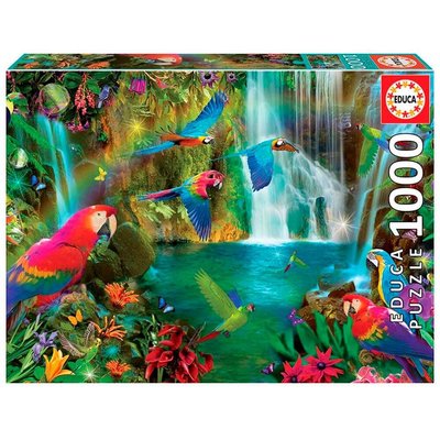 Educa 18457 Tropical Parrots 1000 Parça Puzzle