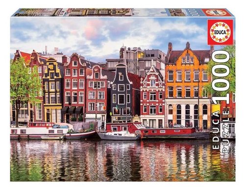 Educa 18458 Dancing Houses Amsterdam 1000 Parça Puzzle