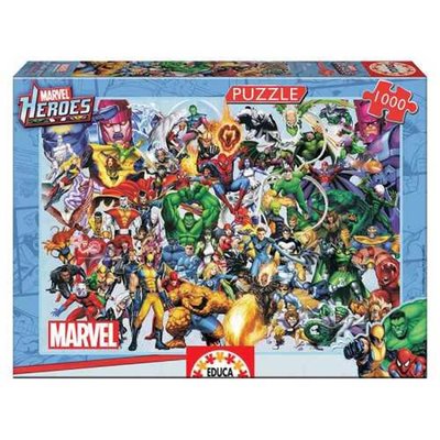 Educa 15193 Collage Of Marvel Heroes 1000 Parça Puzzle