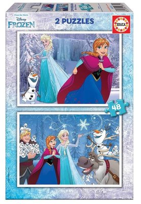 Educa 16852 Frozen 2x48 Parça Puzzle Educa 16852 Frozen 2x48 Parça Puzzle