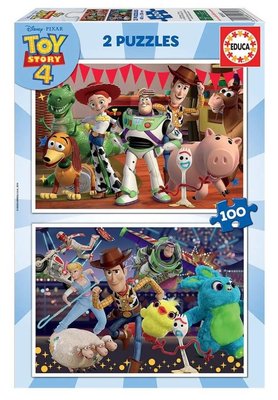 Educa 18107 Toy Story 4 2x100 Parça Puzzle