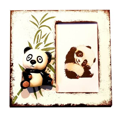 WB 3D Panda Çerçeve R0134