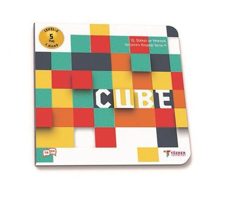 Cube-5+ Yaş Level 2 1.Kitap-IQ ve Yetenek Geliştiren Kitaplar Serisi