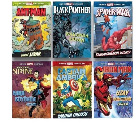 Müthiş Marvel Hikayeleri Seti-6 Kitap Takım
