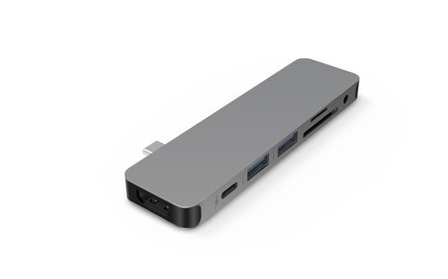 HyperDrive Solo 7 in 1 Usb-C Uzay Grisi