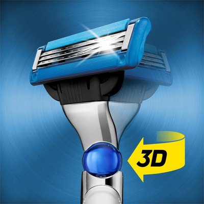 Gillette Mach3 Turbo Tıraş Makinesi 3D