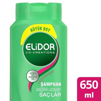 Elidor Sağlıklı Uzayan Saçlar Şampuan 650 ML
