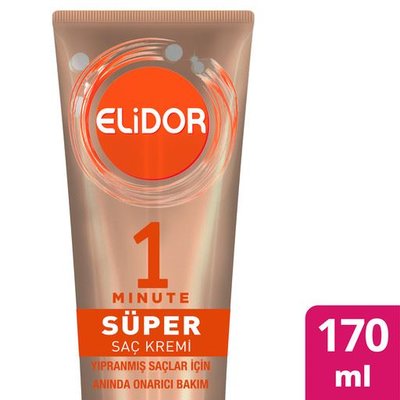 Elidor 1 Dakikada Anında Onarıcı Süper Saç Bakım Kremi 170 ML