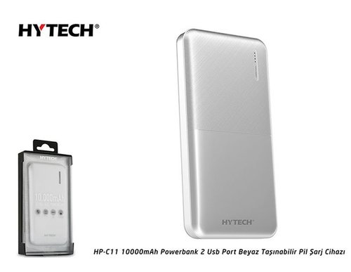 Hytech HP-C11 10000mAh Powerbank Beyaz