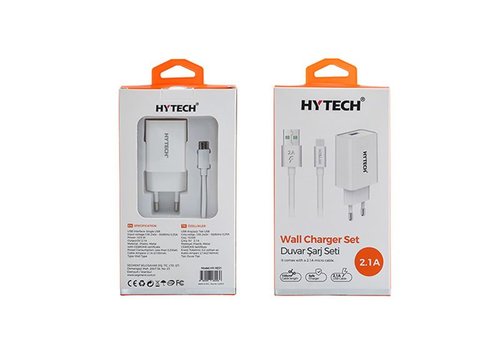 Hytech 5V 2.1A Micro USB Adaptör