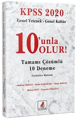 KPSS 2020-Genel Yetenek-Genel Kültür 10unla Olur!-Tamamı Çözümlü 10lu Deneme