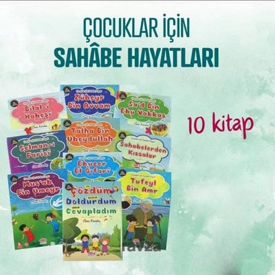 Çocuklar için Sahabe Hayatları Seti-10 Kitap Takım