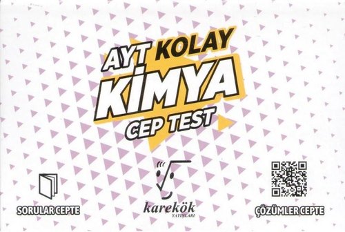 AYT Cep Test Kimya - Kolay
