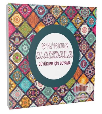Renkli Desenler Mandala - Büyükler için Boyama
