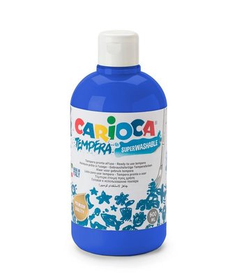 Carioca Süper Yıkanabilir 500 ml Kobalt Mavi Guaj Boya